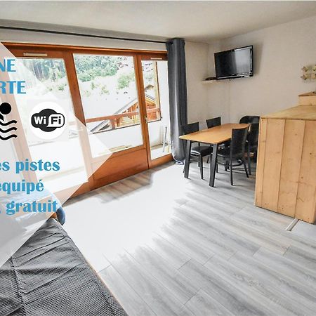 L'Enchalpe, Grand Et Lumineux Studio Avec Coin Montagne 5 Personnes, 60M Des Pistes, Piscine Couverte, Wifi, Grand Balcon Expo Est, Draps Non Compris Saint-Jean-dʼAulps Eksteriør billede