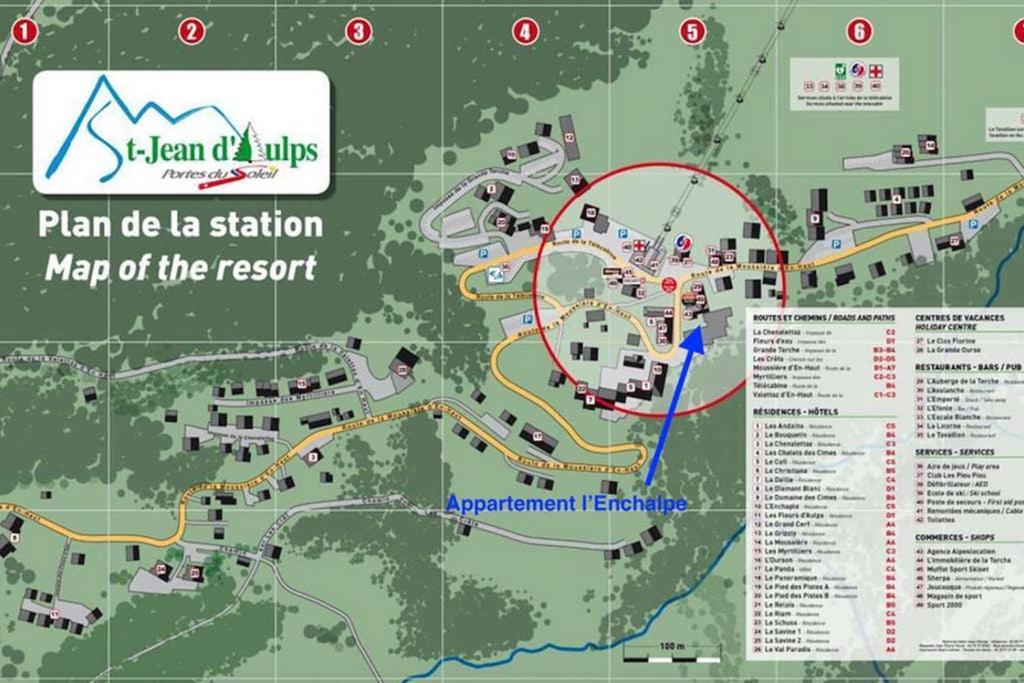 L'Enchalpe, Grand Et Lumineux Studio Avec Coin Montagne 5 Personnes, 60M Des Pistes, Piscine Couverte, Wifi, Grand Balcon Expo Est, Draps Non Compris Saint-Jean-dʼAulps Eksteriør billede