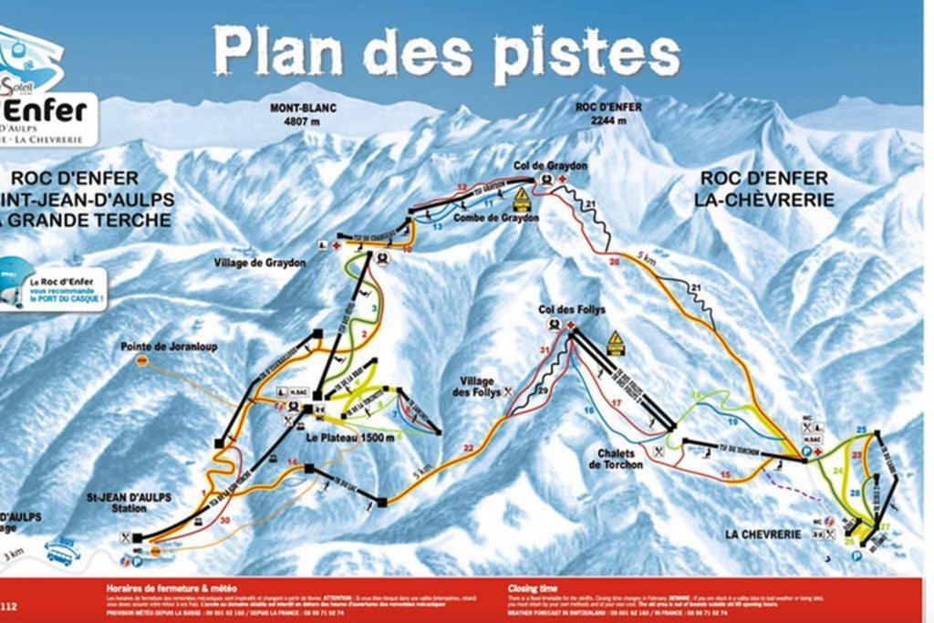 L'Enchalpe, Grand Et Lumineux Studio Avec Coin Montagne 5 Personnes, 60M Des Pistes, Piscine Couverte, Wifi, Grand Balcon Expo Est, Draps Non Compris Saint-Jean-dʼAulps Eksteriør billede
