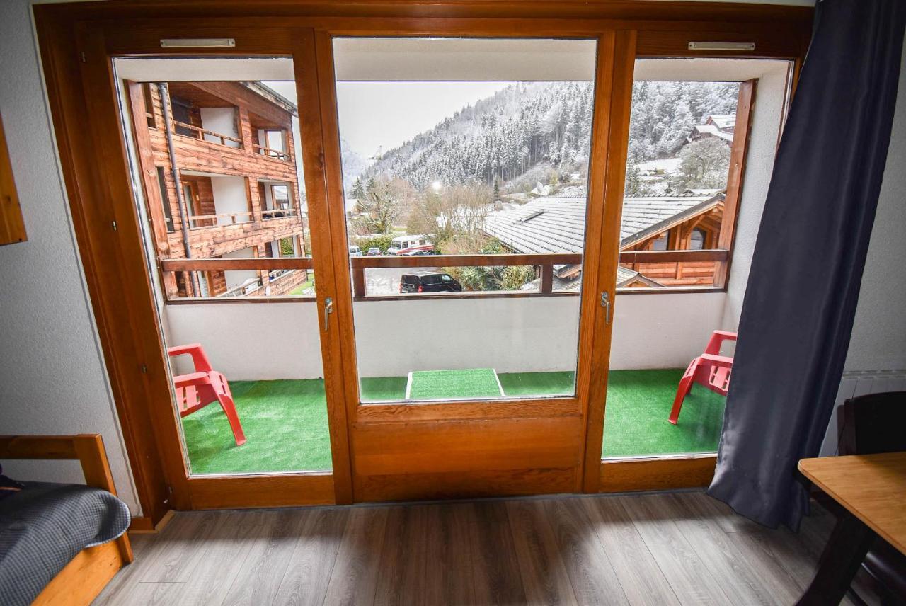 L'Enchalpe, Grand Et Lumineux Studio Avec Coin Montagne 5 Personnes, 60M Des Pistes, Piscine Couverte, Wifi, Grand Balcon Expo Est, Draps Non Compris Saint-Jean-dʼAulps Eksteriør billede